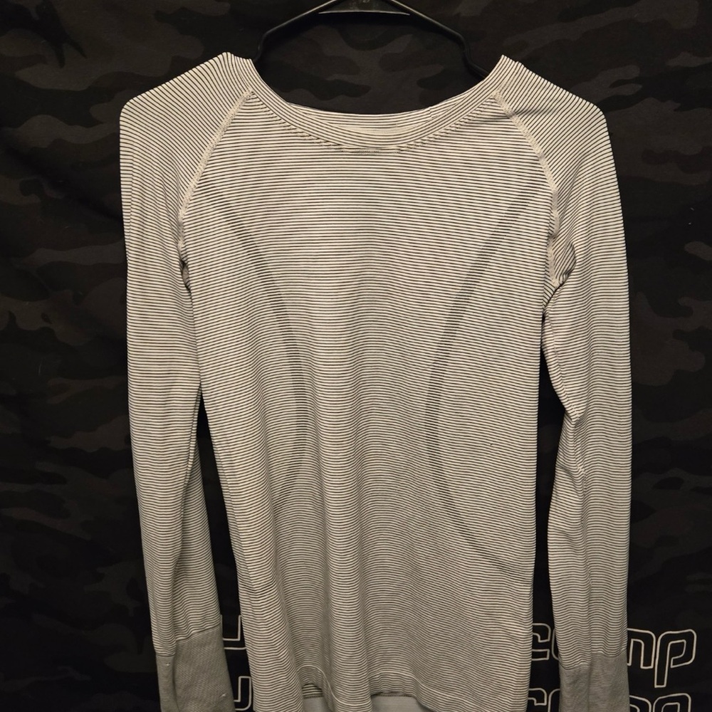 Striped Long Sleeve Women's Top